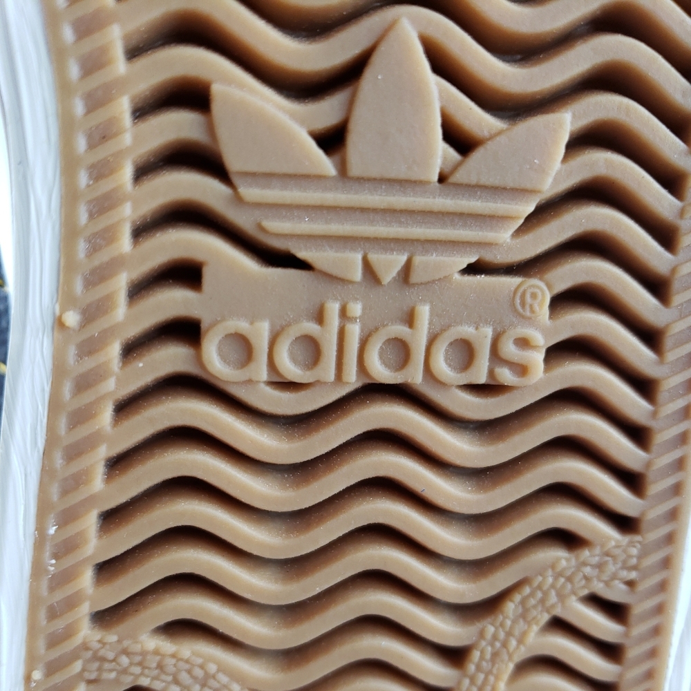 adidas Originals NIZZA HI RF Men's Brown Leather Sneakers Shoes - Picture 12 of 12